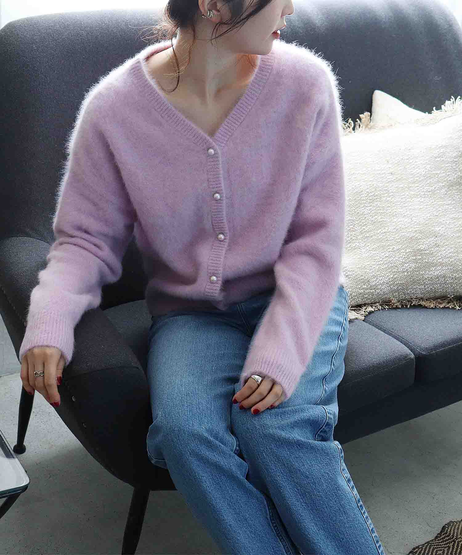 フォックスカシミヤ 前後2wayカーデニット | AND ON JIONE STORE